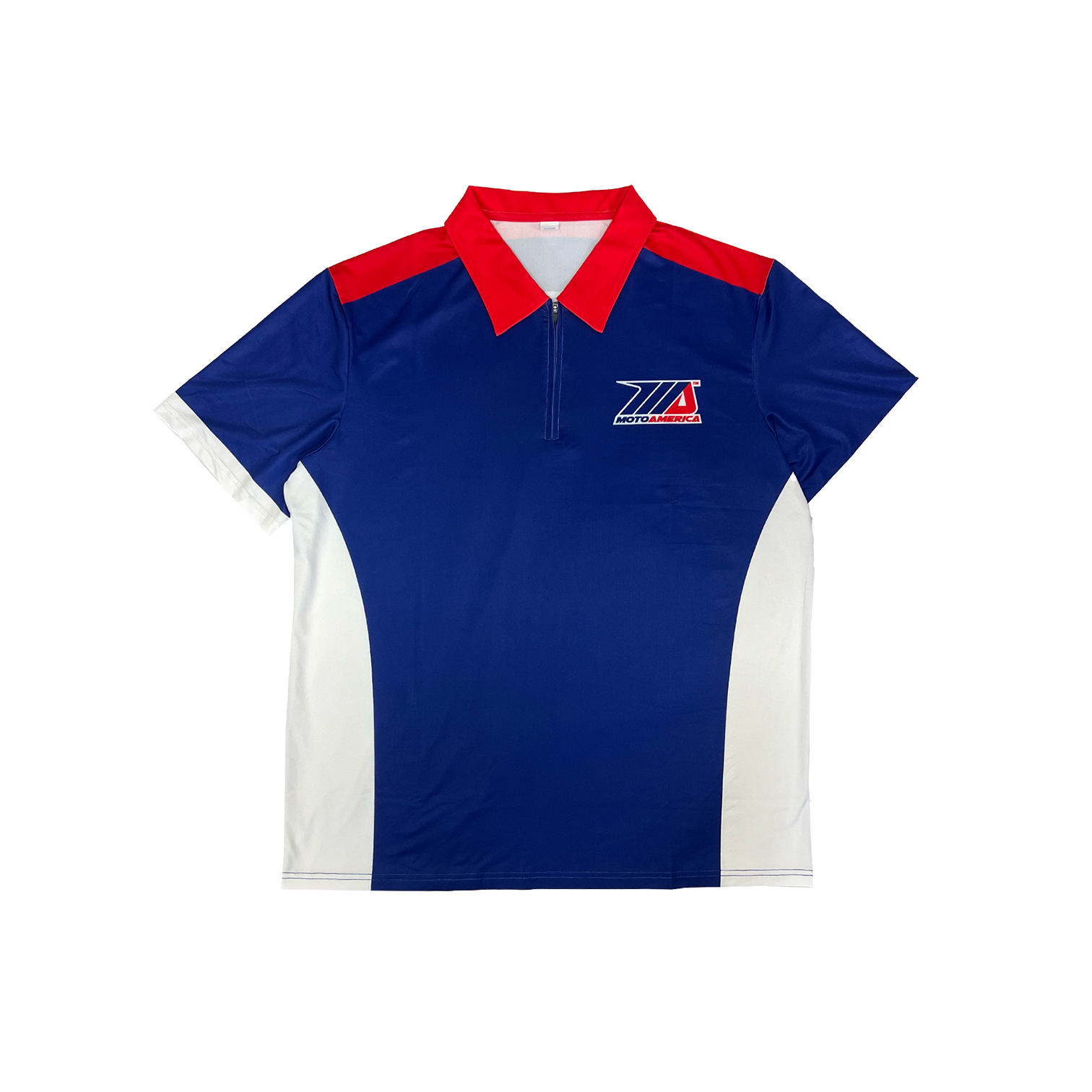 Blue Skies Zip-Up Polo MotoAmerica®