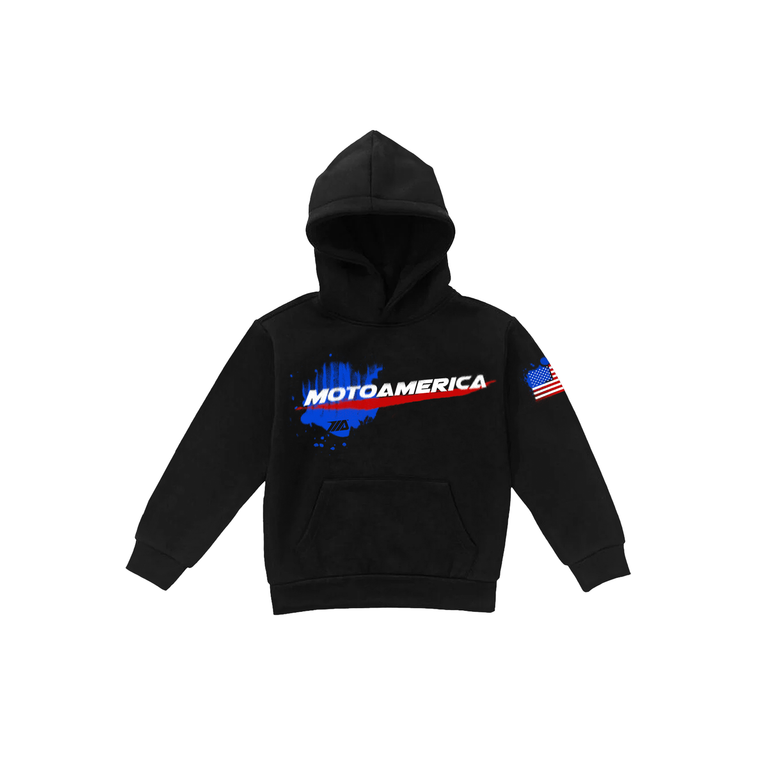 Family Youth Hoodie, Black MotoAmerica®
