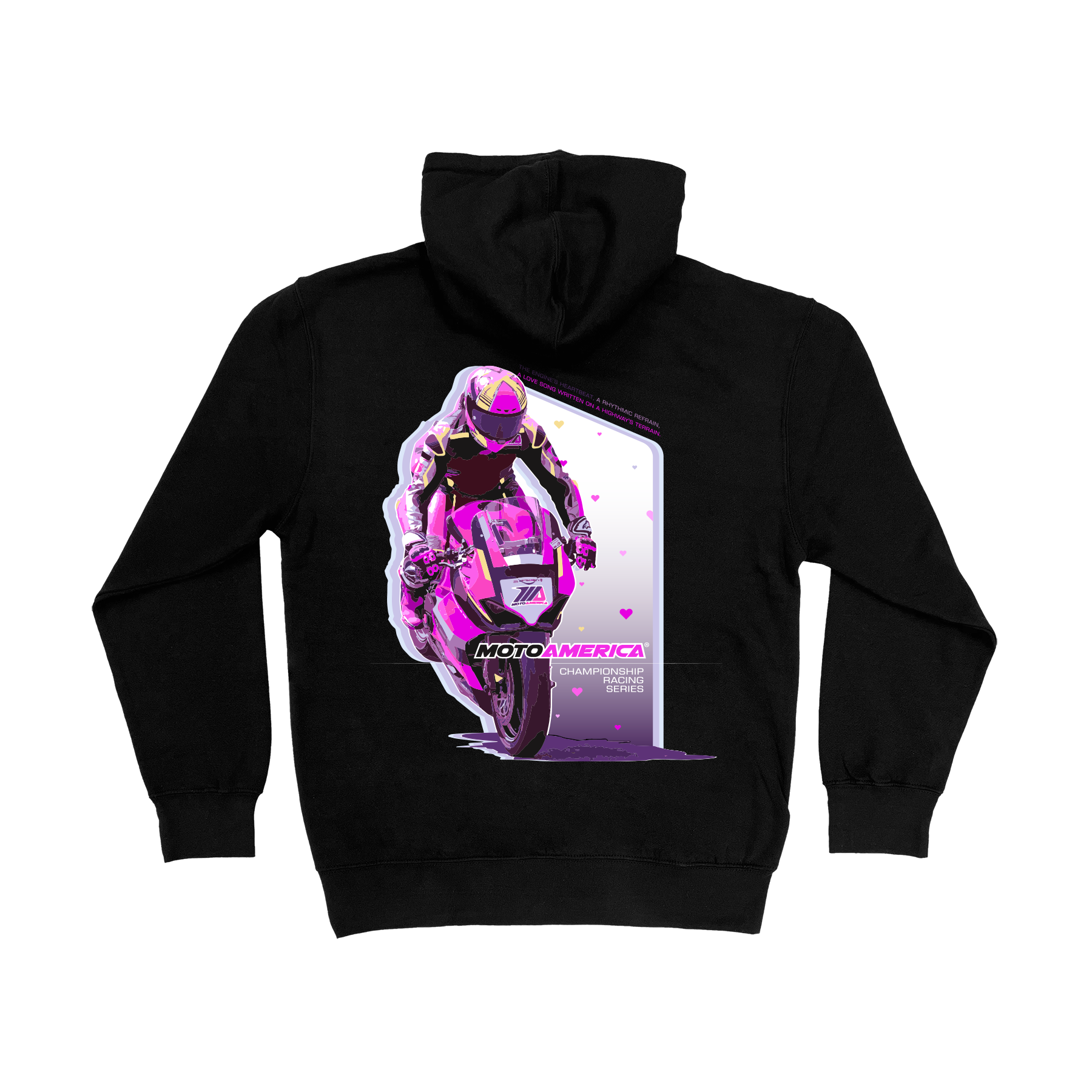 A love Song, Black Hoodie MotoAmerica®