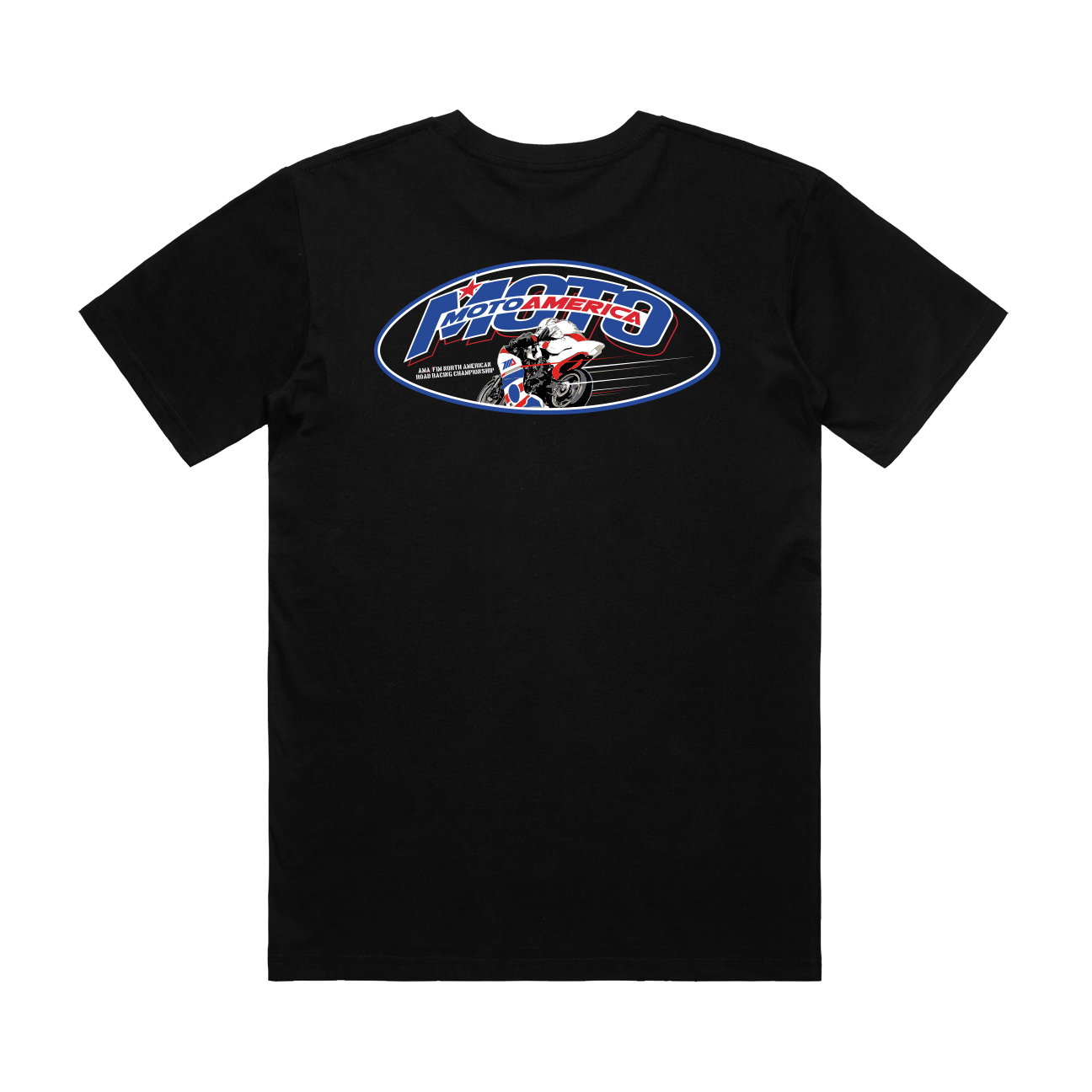MA MOTO, Black Tee MotoAmerica®