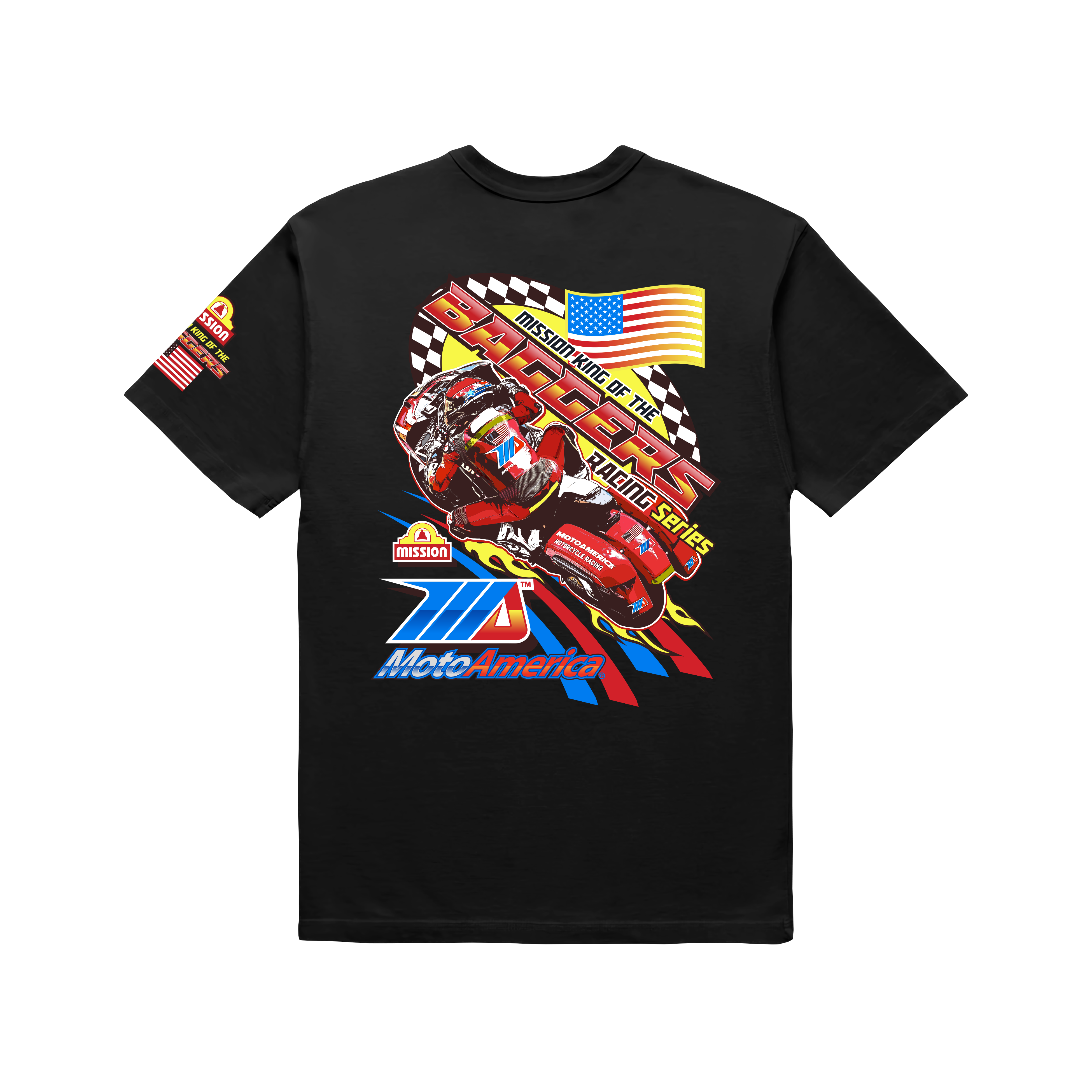 Baggers Black Poster Tee MotoAmerica®