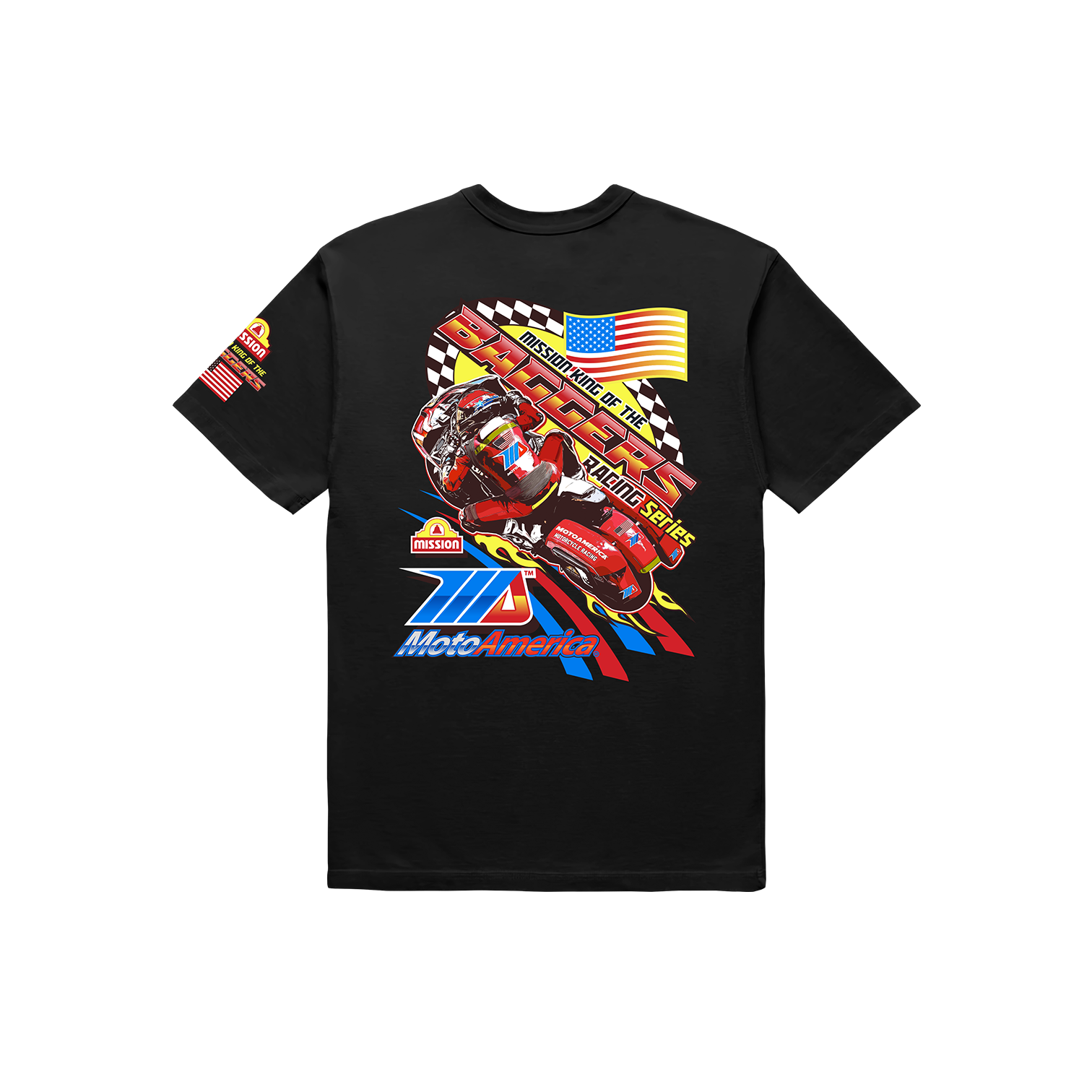 Baggers Black Poster Tee MotoAmerica®