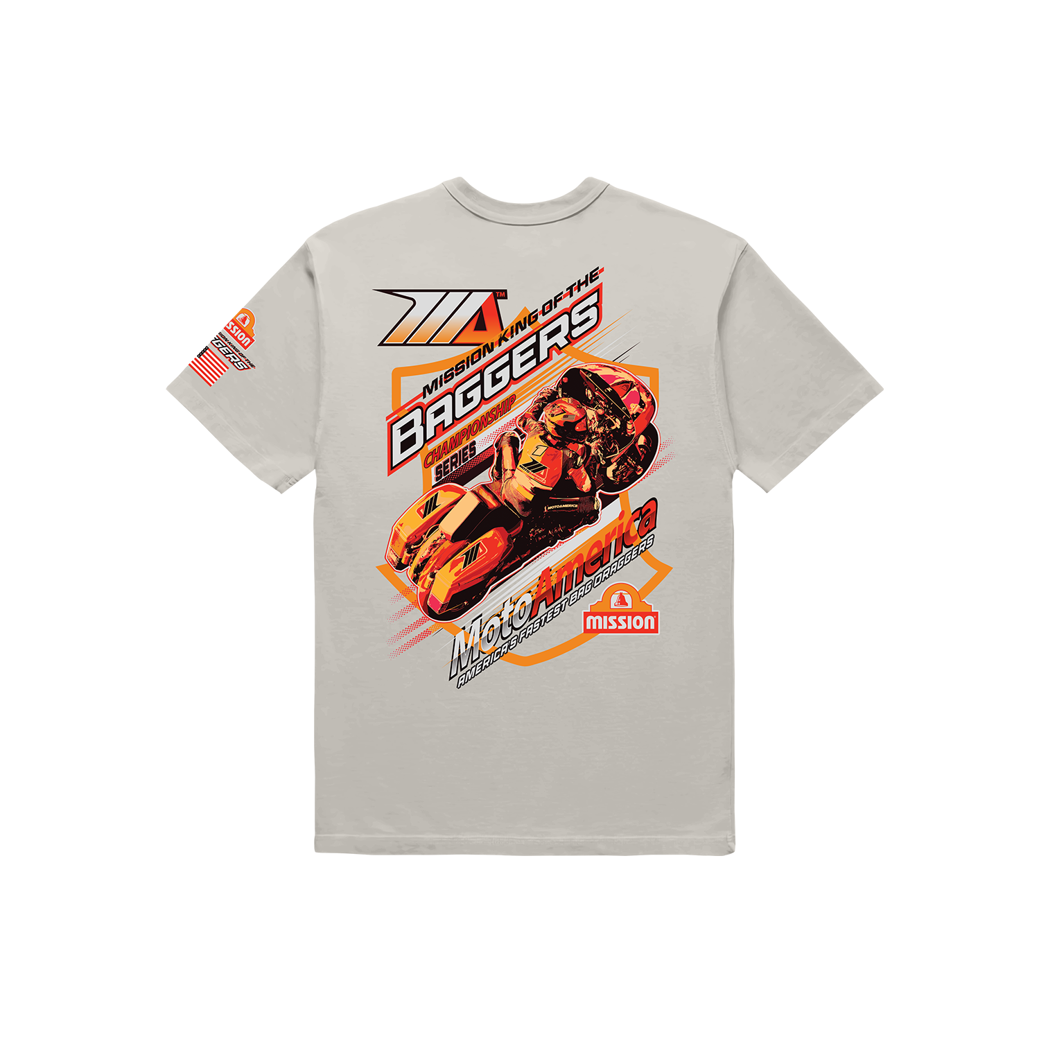 Baggers Cement Poster Tee MotoAmerica®