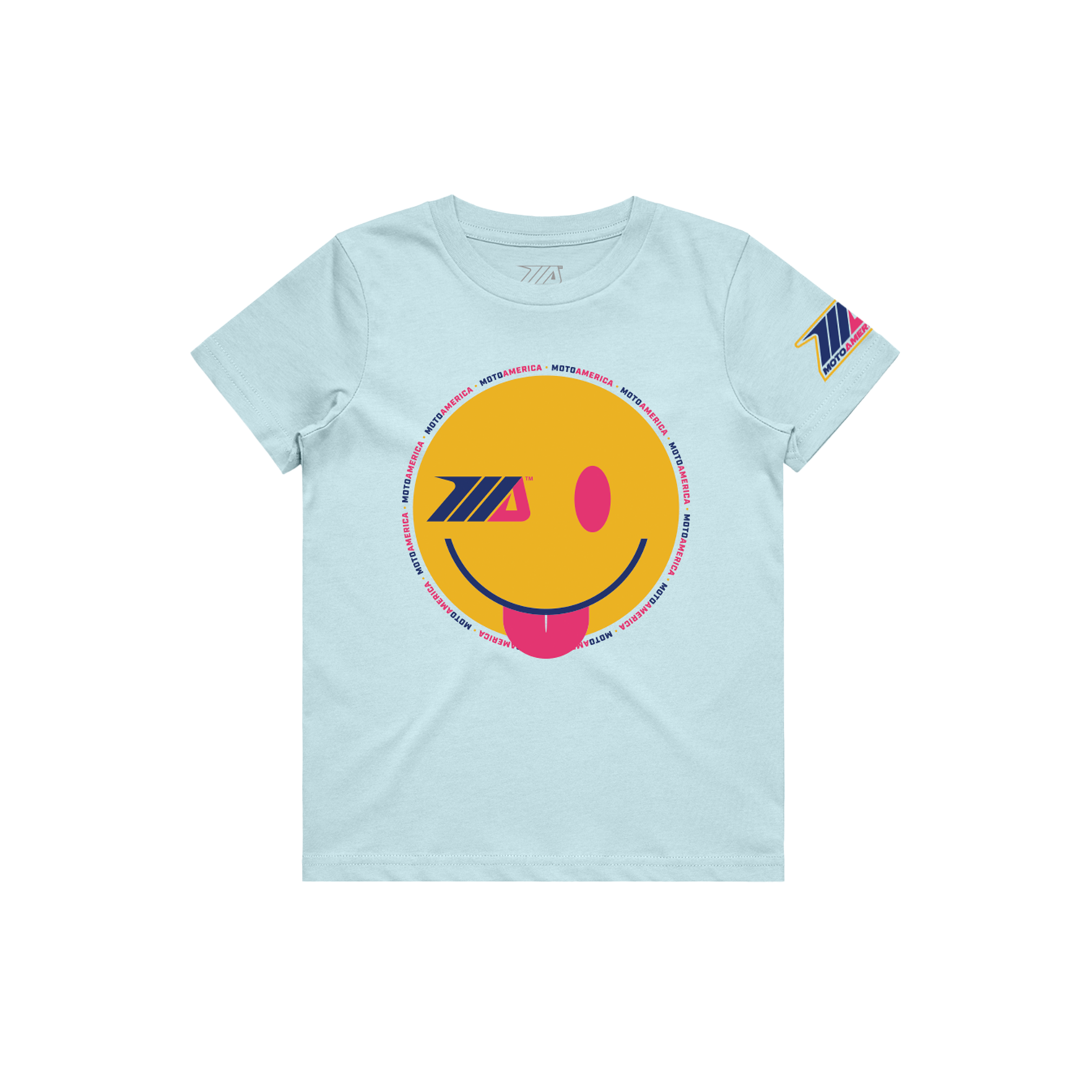 Race Face, Youth Powder Blue Tee MotoAmerica®