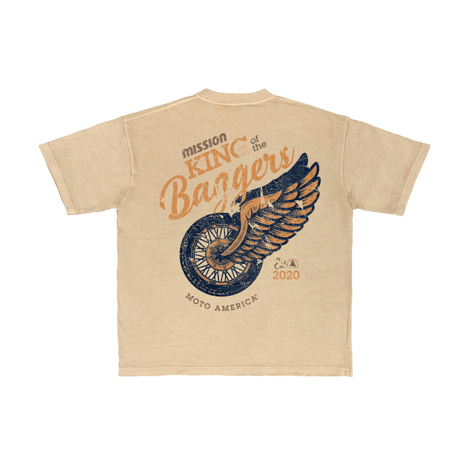 Vintage Wing, Heavy Boxy Tee MotoAmerica®