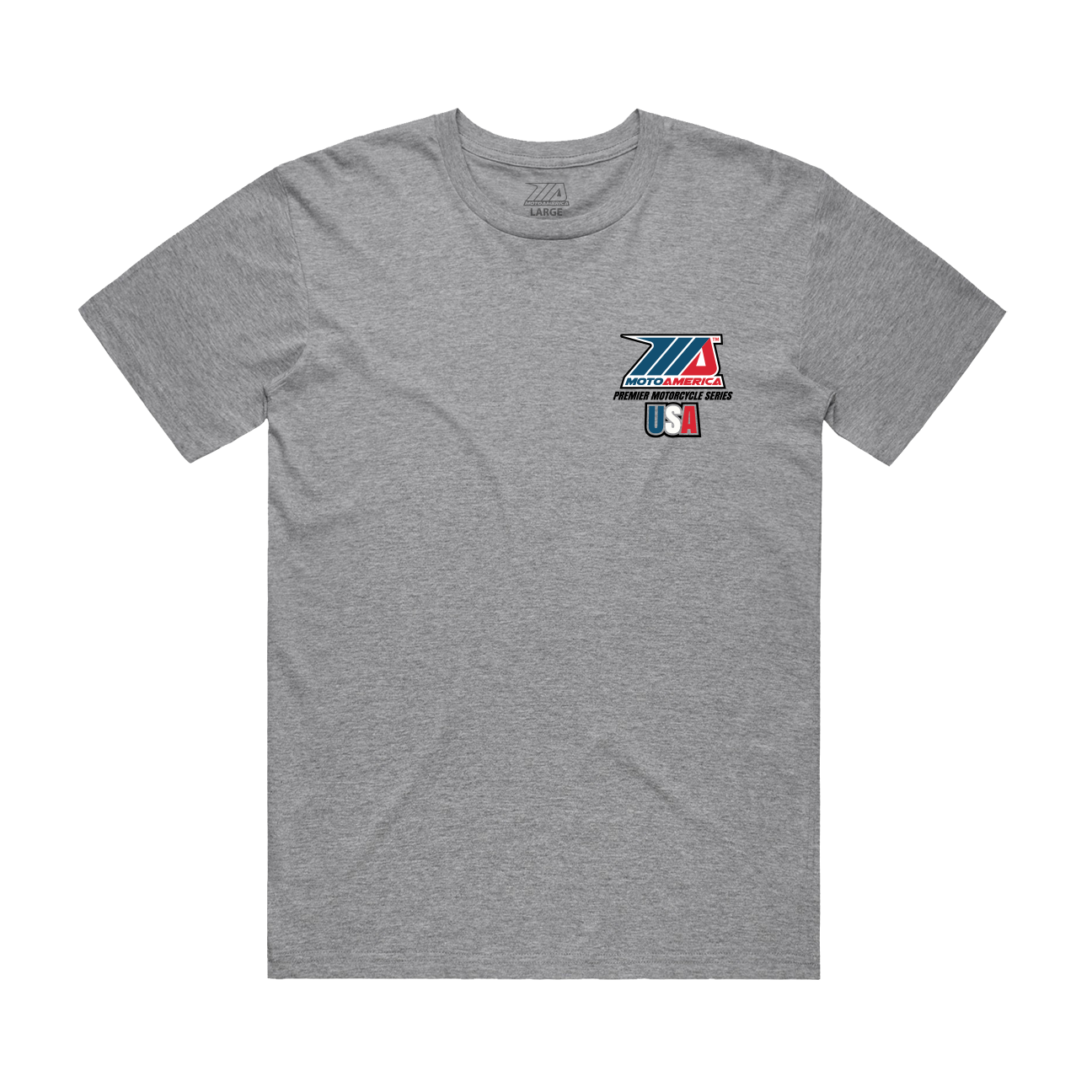 Premier Motorcycle Series, Heather Grey Tee MotoAmerica®