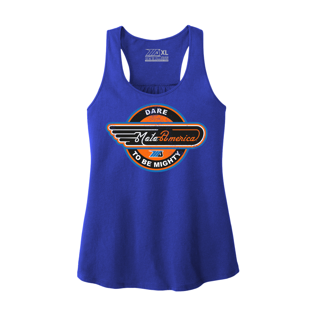 Dare to be Mightly Woman’s Racerback MotoAmerica®