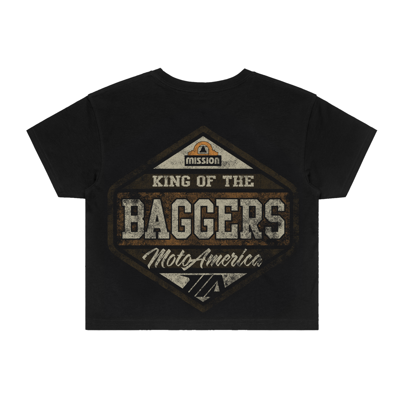 Baggers Rust Crop Tee MotoAmerica®
