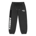 Toned, Heavy Faded Black Sweat Pants MotoAmerica®