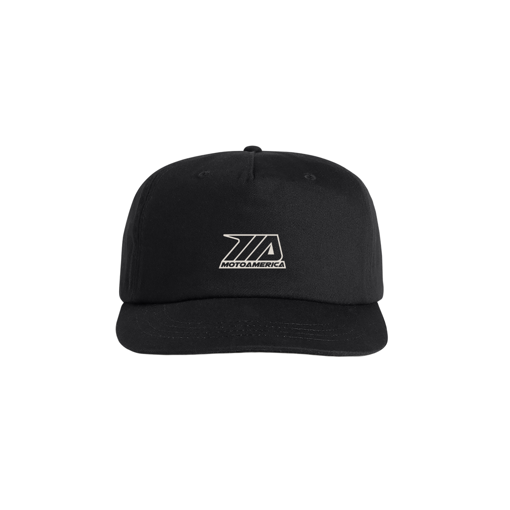 Bar None Relaxed Black Snapback MotoAmerica®