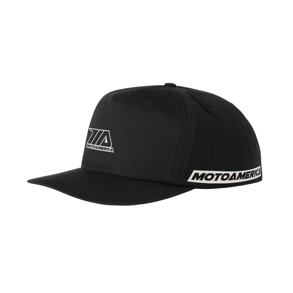 Bar None Relaxed Black Snapback MotoAmerica®