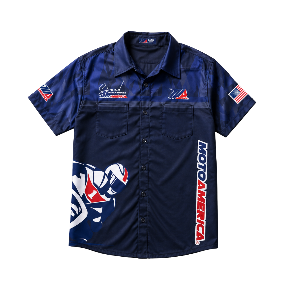 Superbike Button Up Mechanic Shirt MotoAmerica®