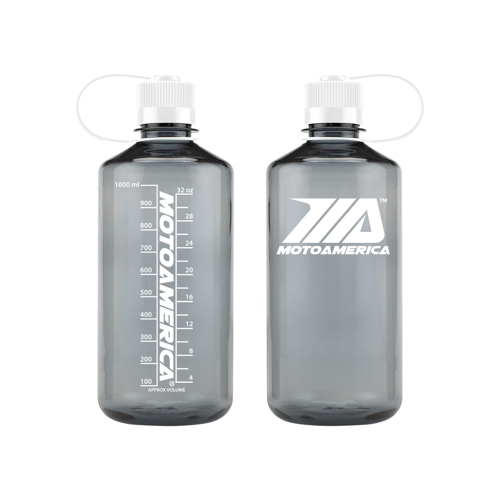 MotoAmerica Clear Water Bottle - Black