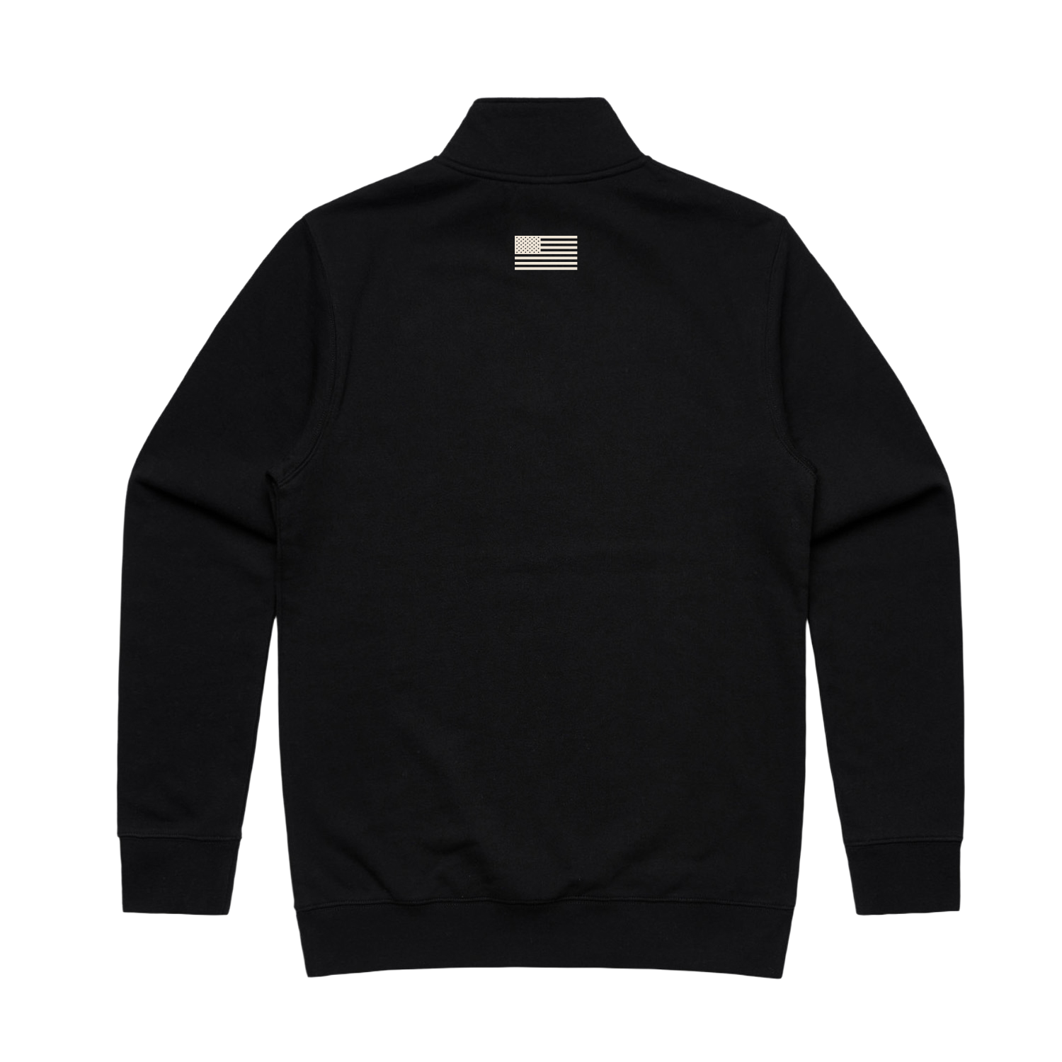 Legacy Half Zip Crewneck Sweater Black, MotoAmerica®