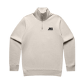 Legacy Half Zip Crewneck Sweater Bone, MotoAmerica®