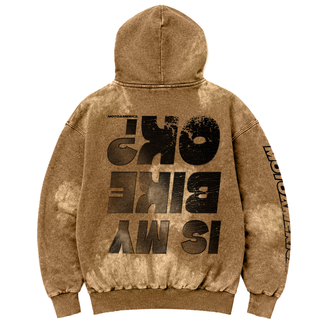 Is My Bike Okay? Mocha Mist Hoodie MotoAmerica®