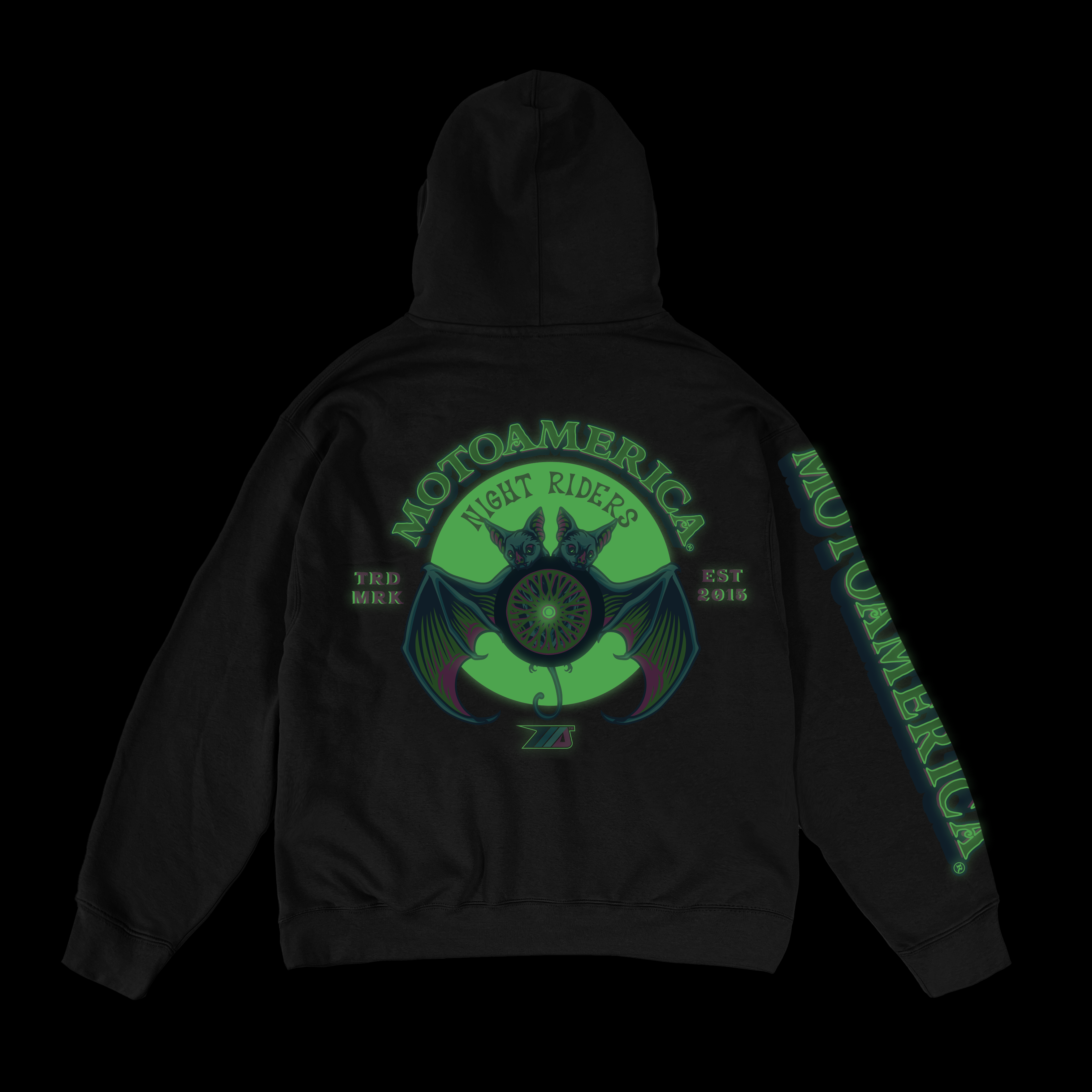 Night Riders Glow in the Dark Hoodie MotoAmerica®