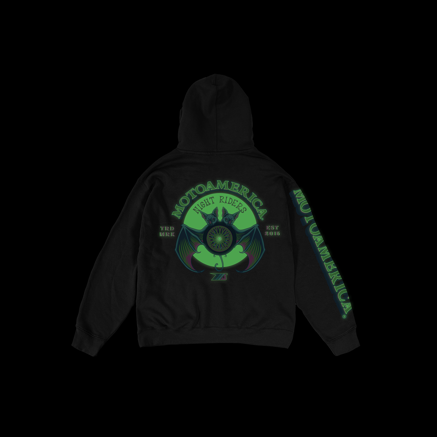 Night Riders Glow in the Dark Hoodie MotoAmerica®