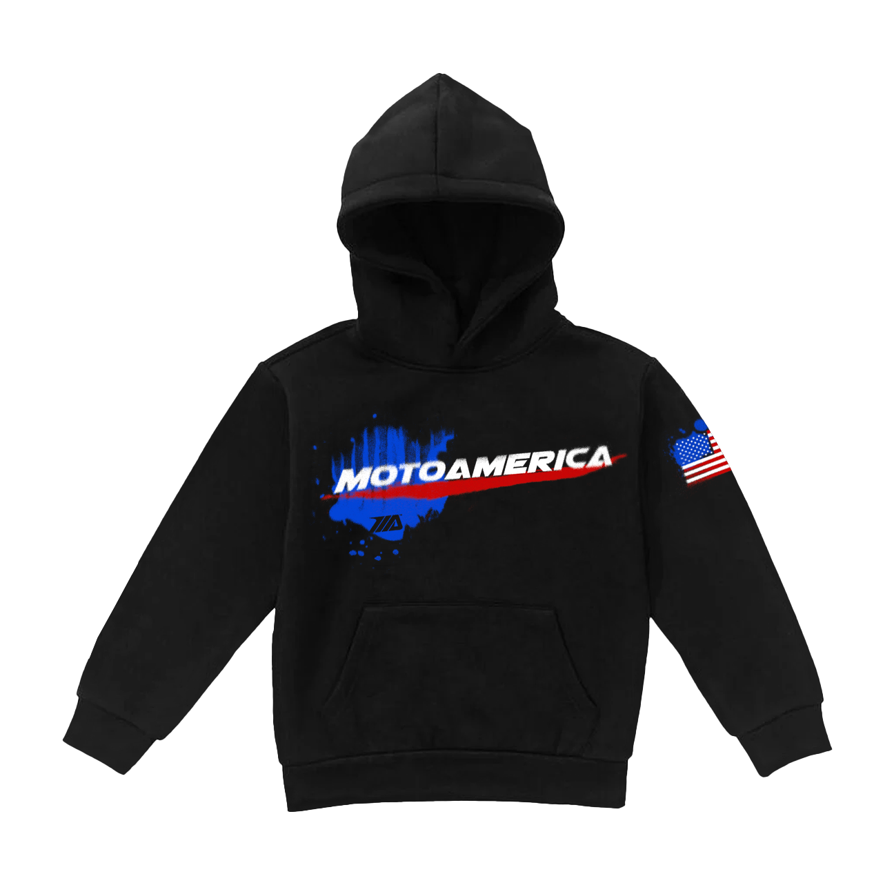 Family Youth Hoodie, Black MotoAmerica®