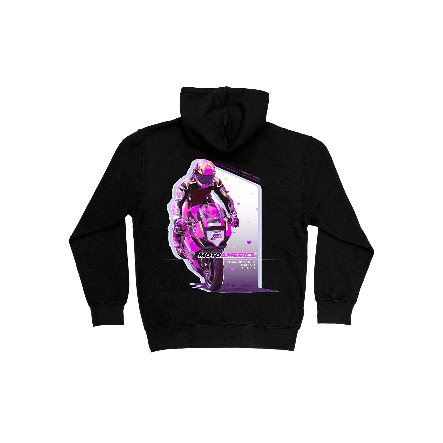 A love Song, Black Hoodie MotoAmerica®