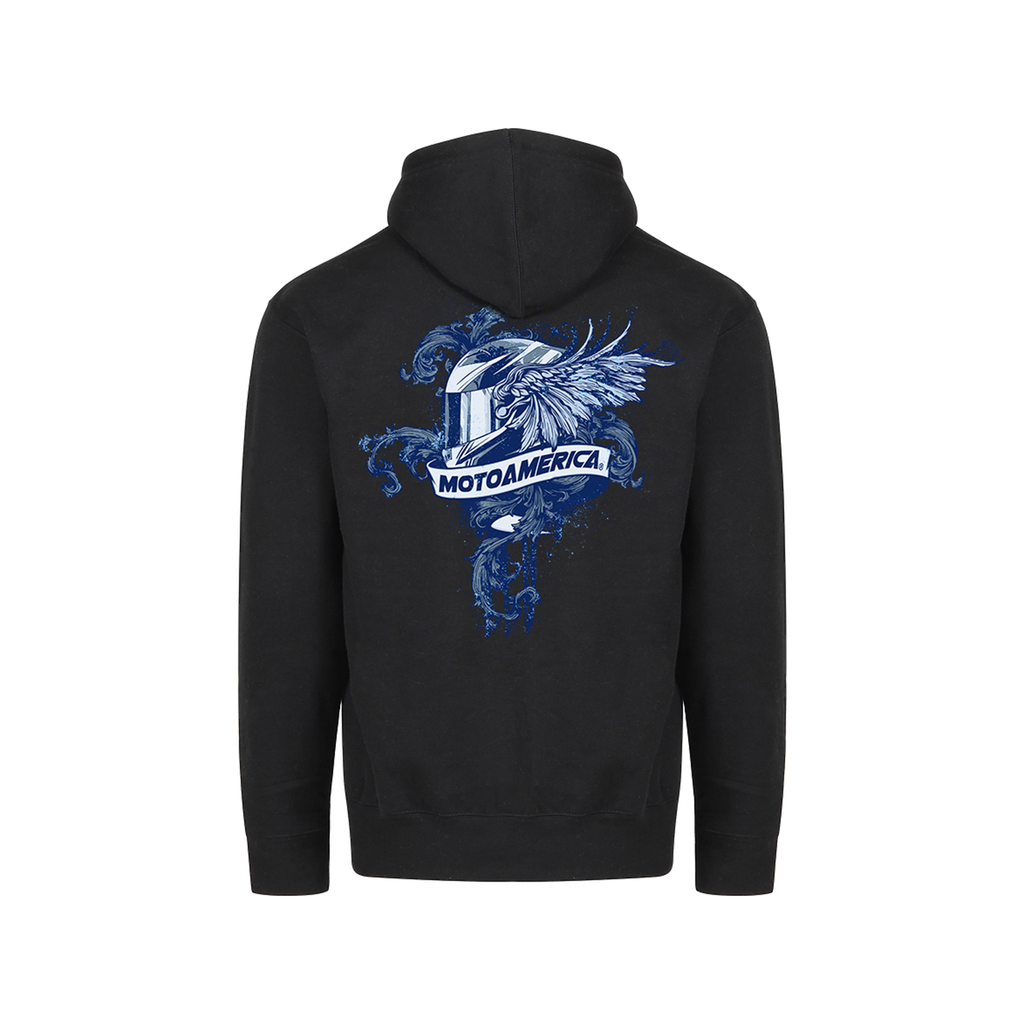 MotoAmerica Artist Helmet Hoodie