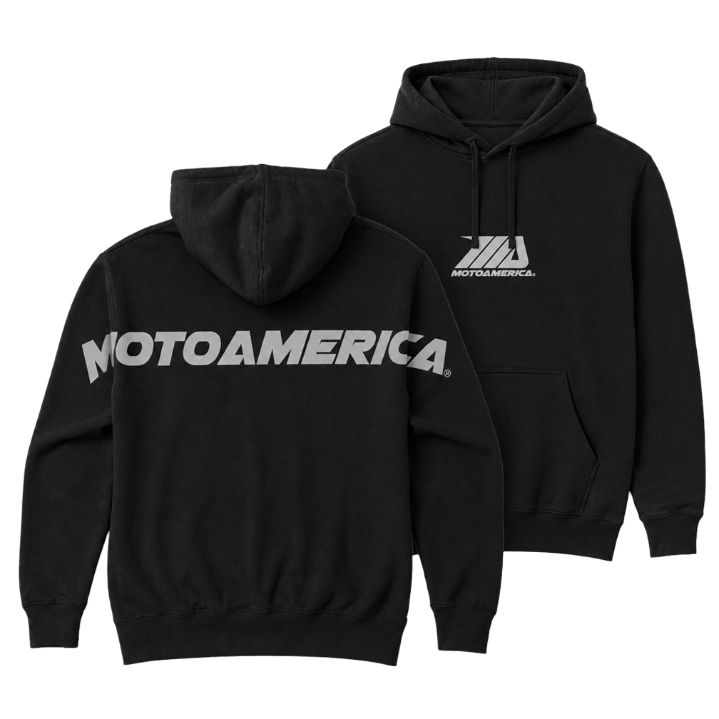 Be Seen Hoodie Black MotoAmerica®