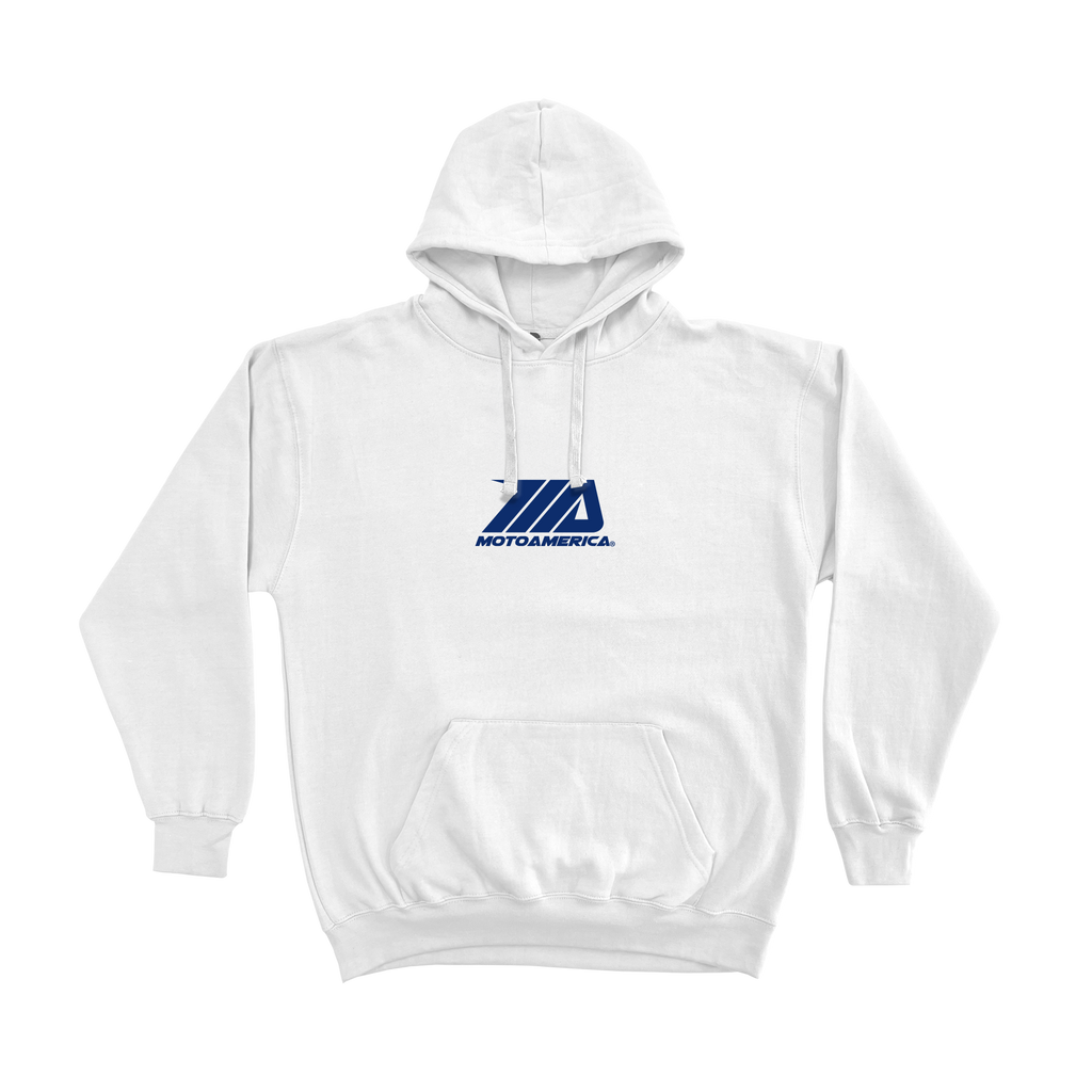 Be Seen MotoAmerica® White Hoodie