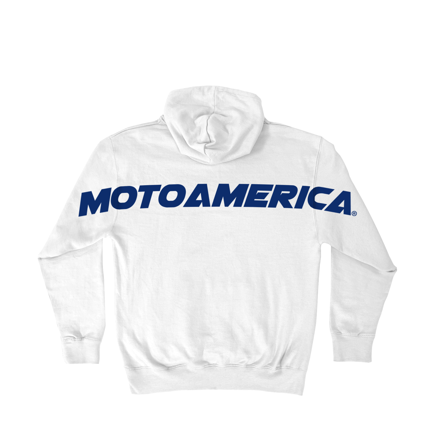 Be Seen MotoAmerica® White Hoodie
