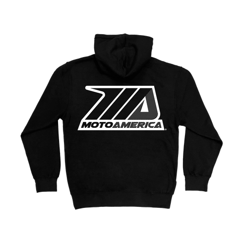 Dot MotoAmerica® Black Hoodie