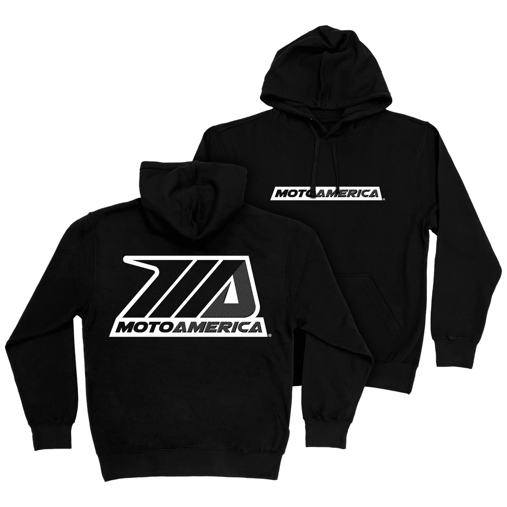 Dot MotoAmerica® Black Hoodie