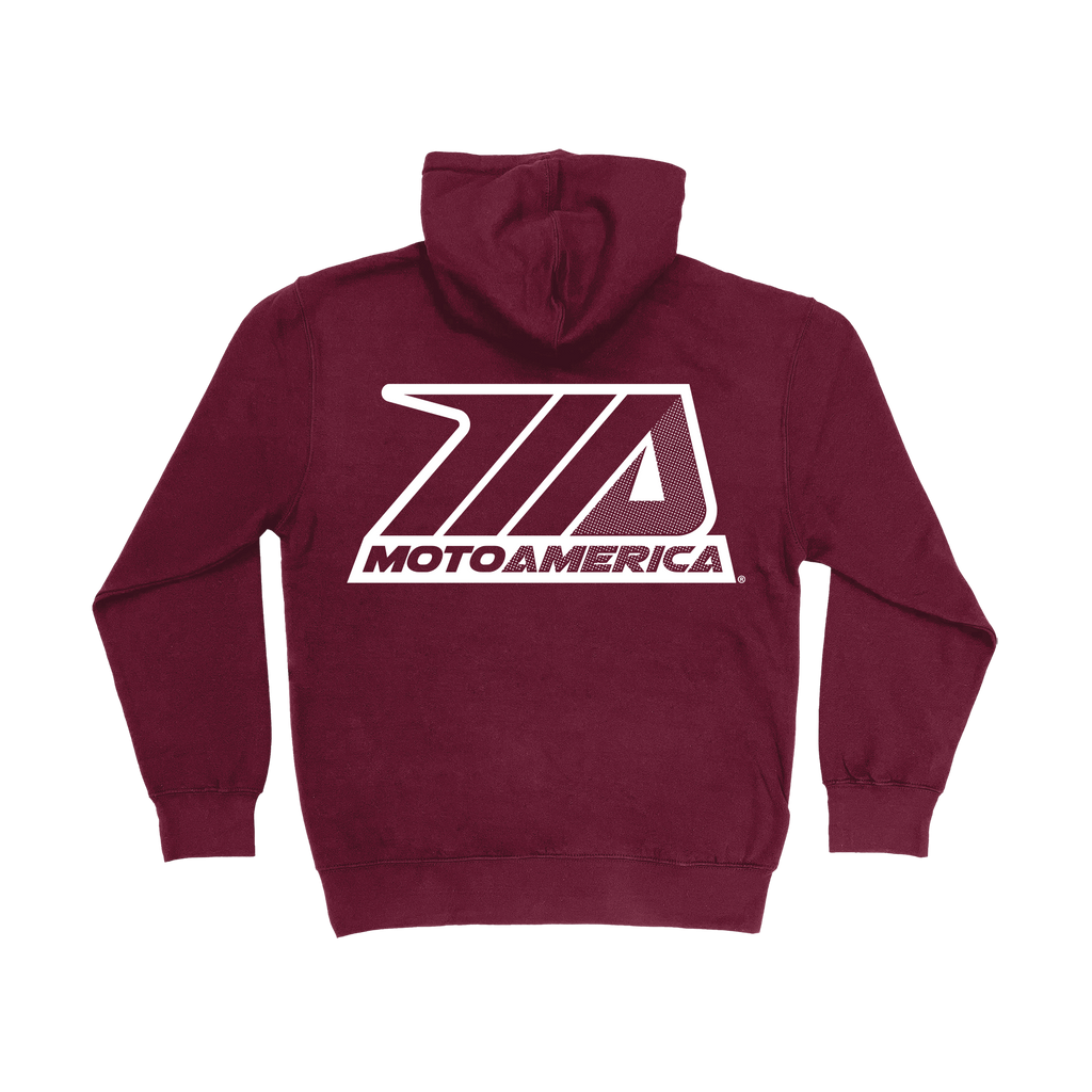 Dot MotoAmerica® Burgundy Hoodie