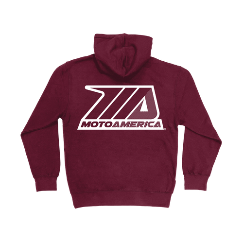 Dot MotoAmerica® Burgundy Hoodie