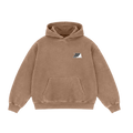 LIVE FREE RIDE HARD Heavy Faded Brown Hoodie MotoAmerica®