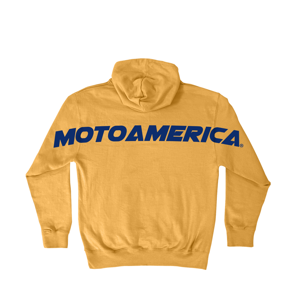 Be Seen MotoAmerica® Mustard Hoodie