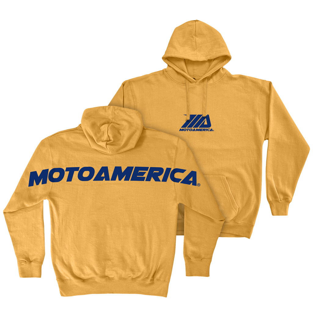 Be Seen MotoAmerica® Mustard Hoodie