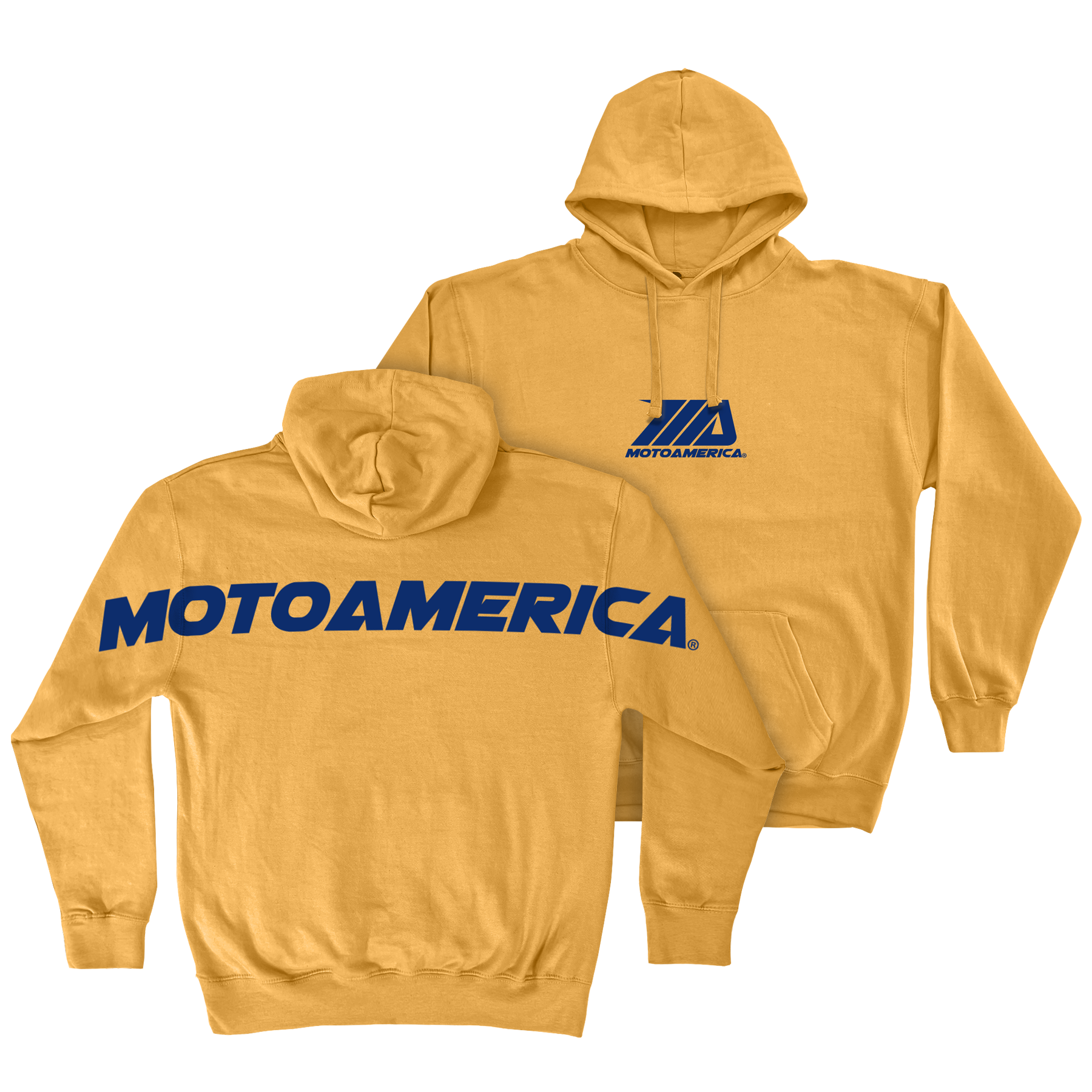 Be Seen MotoAmerica® Mustard Hoodie