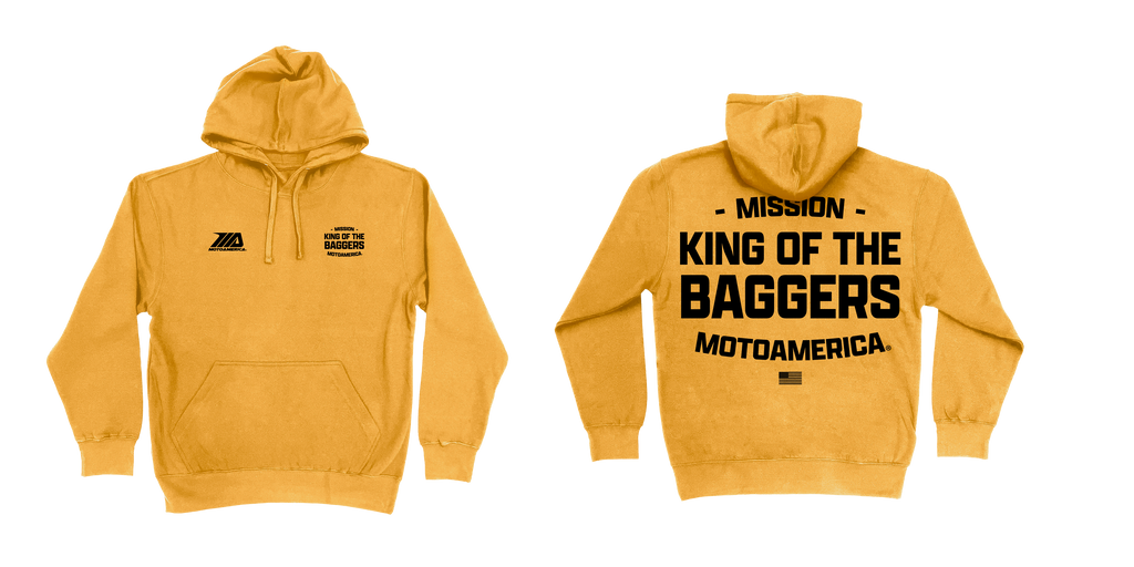 Letter Press MotoAmerica® Mustard Hoodie