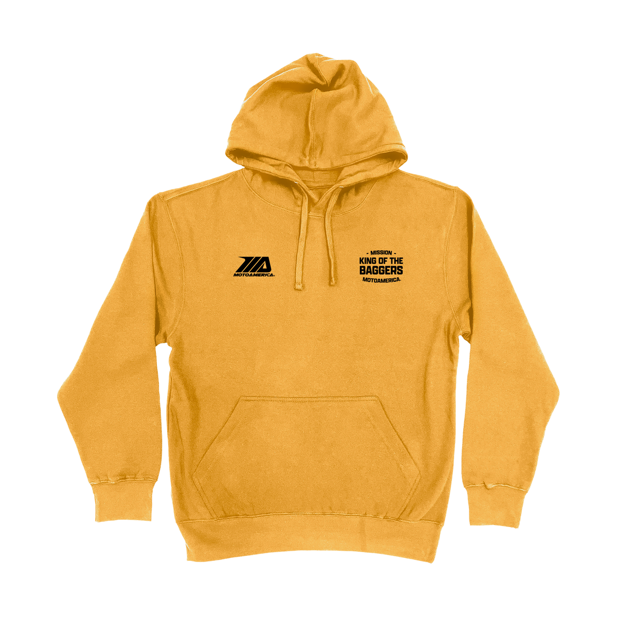 Letter Press MotoAmerica® Mustard Hoodie