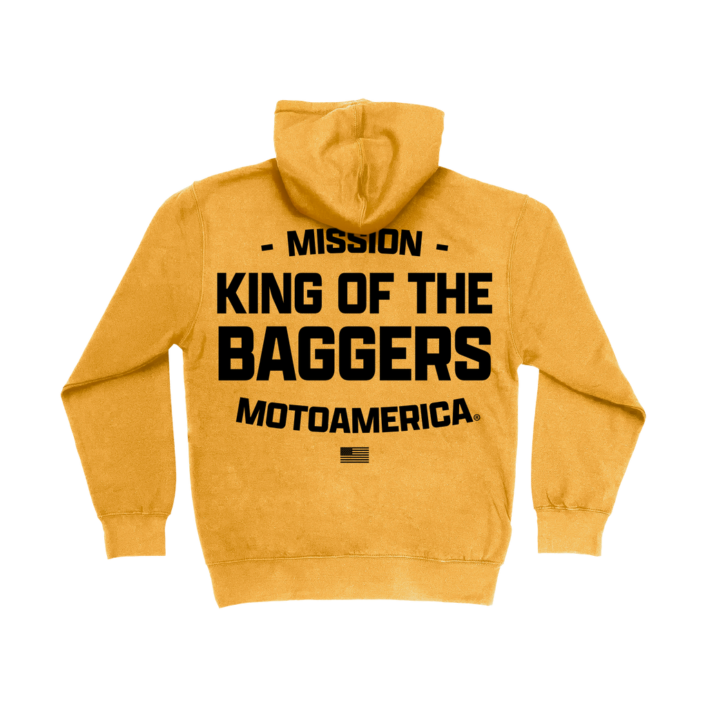 Letter Press MotoAmerica® Mustard Hoodie