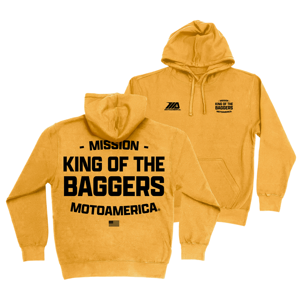 Letter Press MotoAmerica® Mustard Hoodie