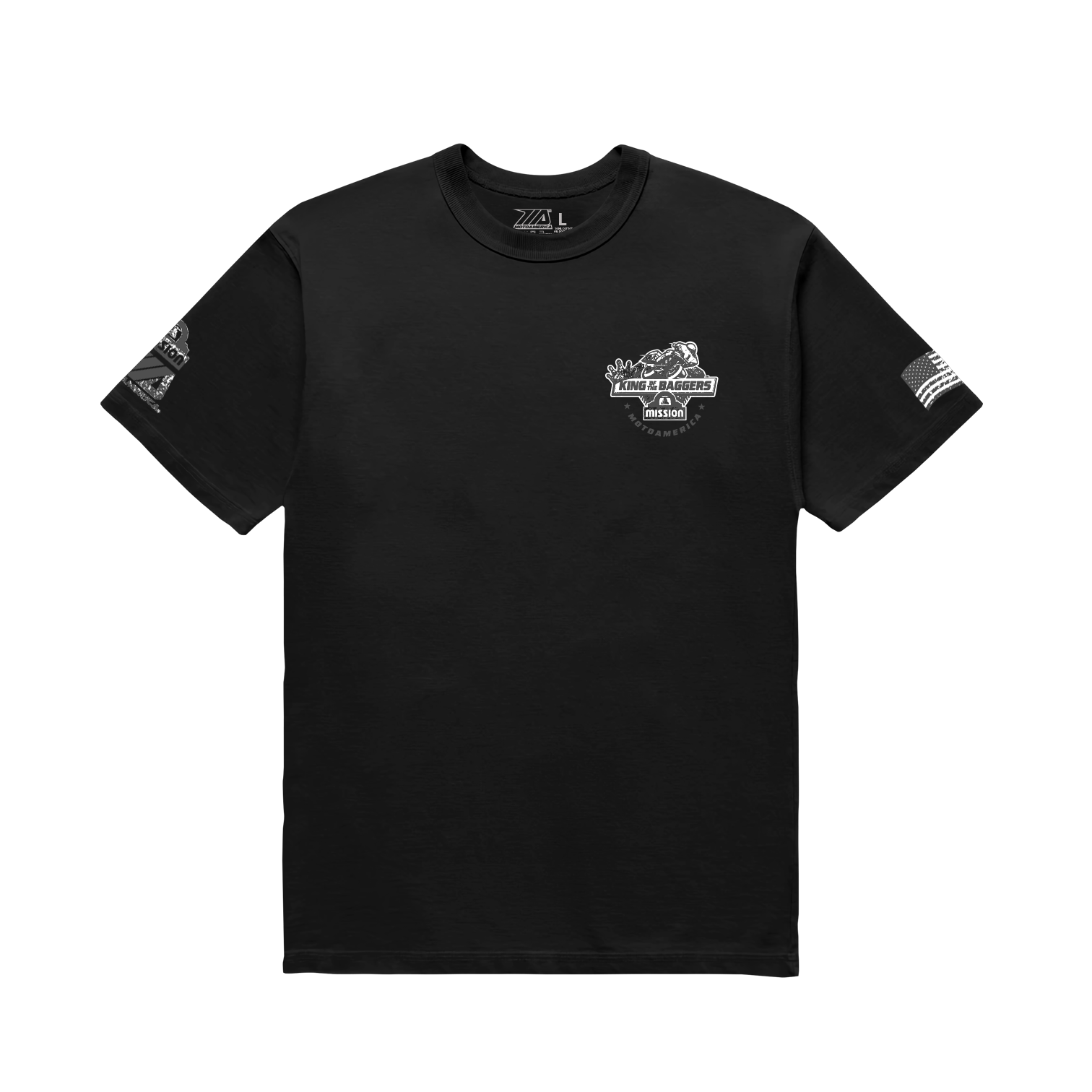 Bagger Tour Tee Black, MotoAmerica®