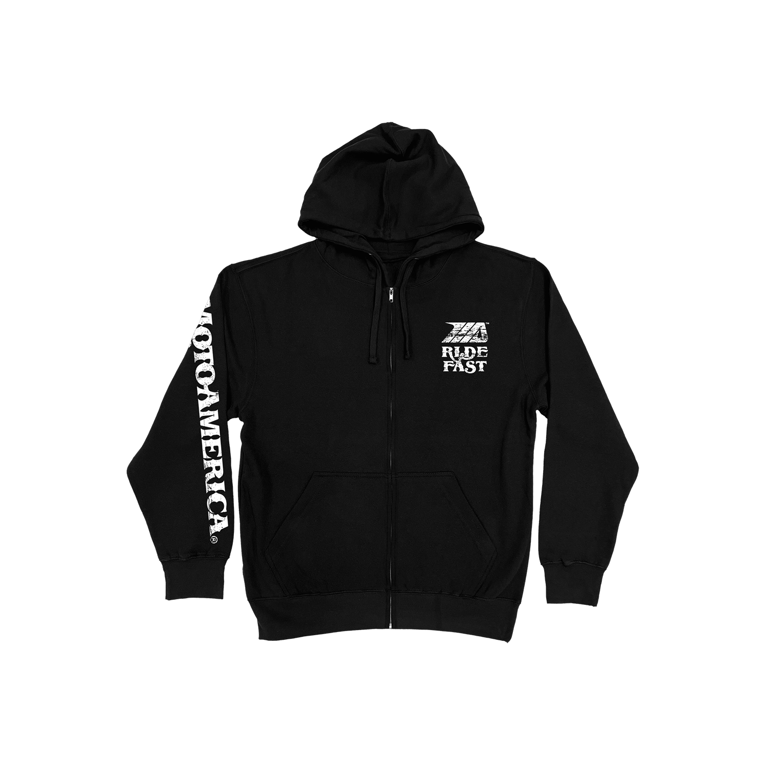 Ride Fast Zip-Up Hoodie MotoAmerica®