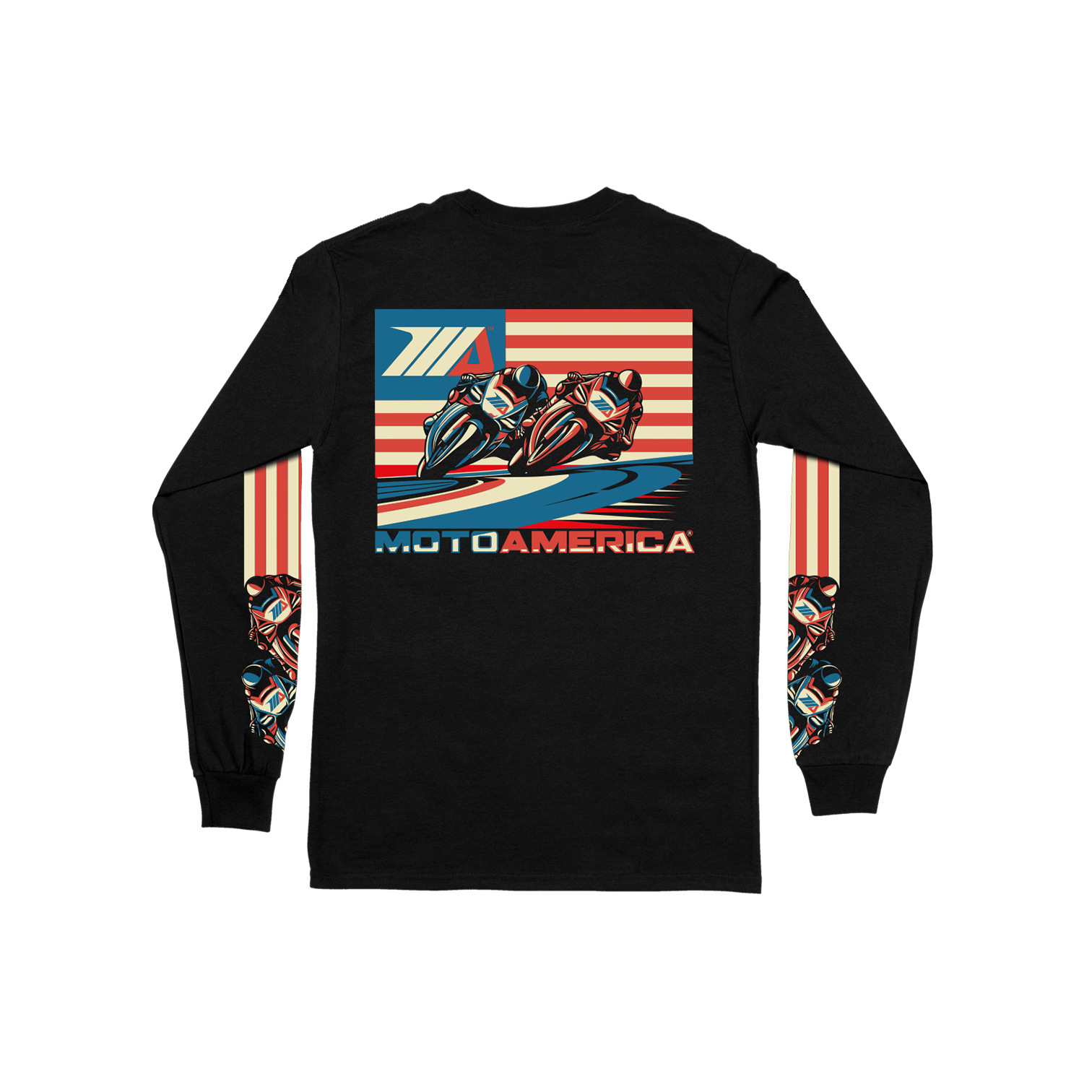 Corner Bend Long Sleeve Tee MotoAmerica®