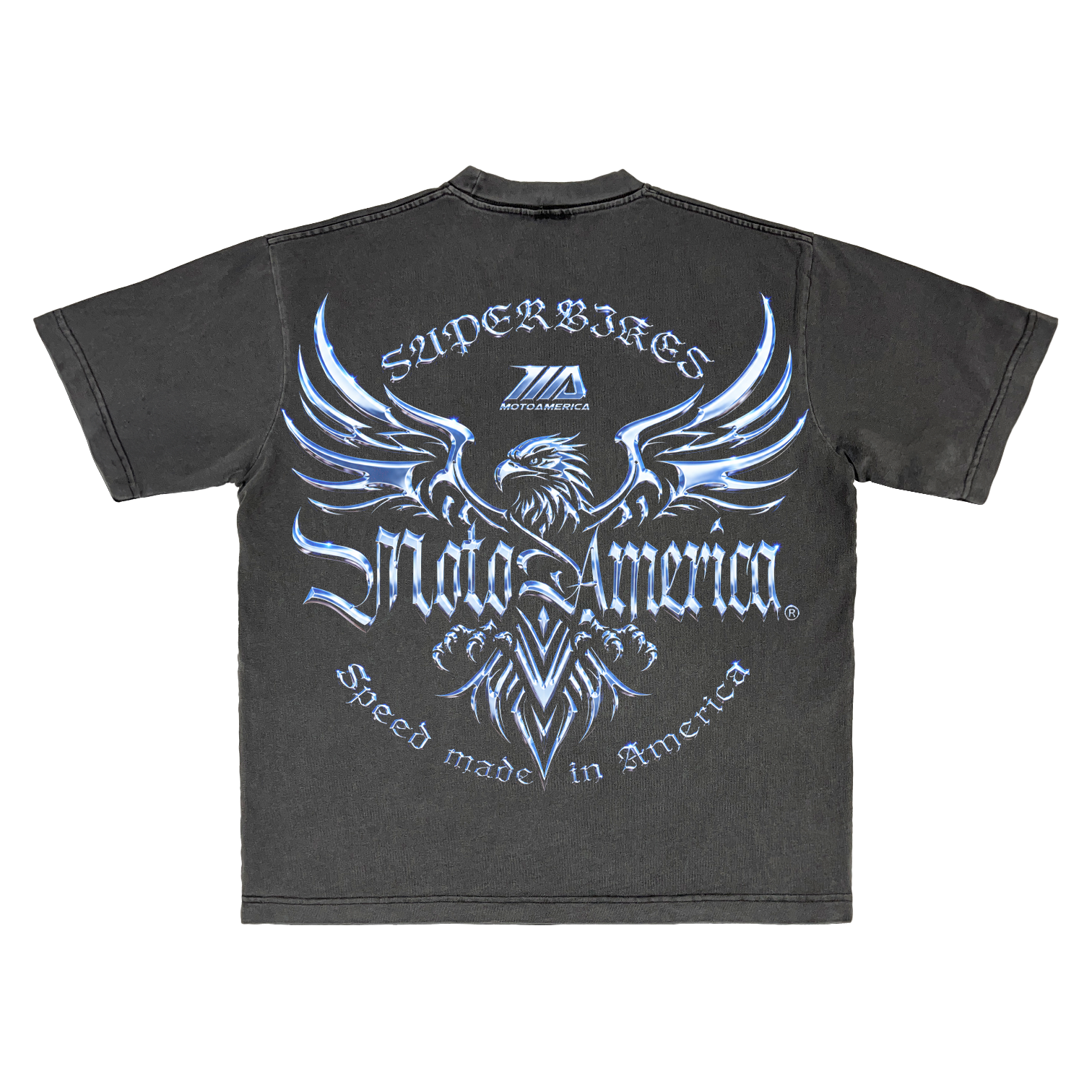 Chrome Eagle Boxy Heavy Tee MotoAmerica®