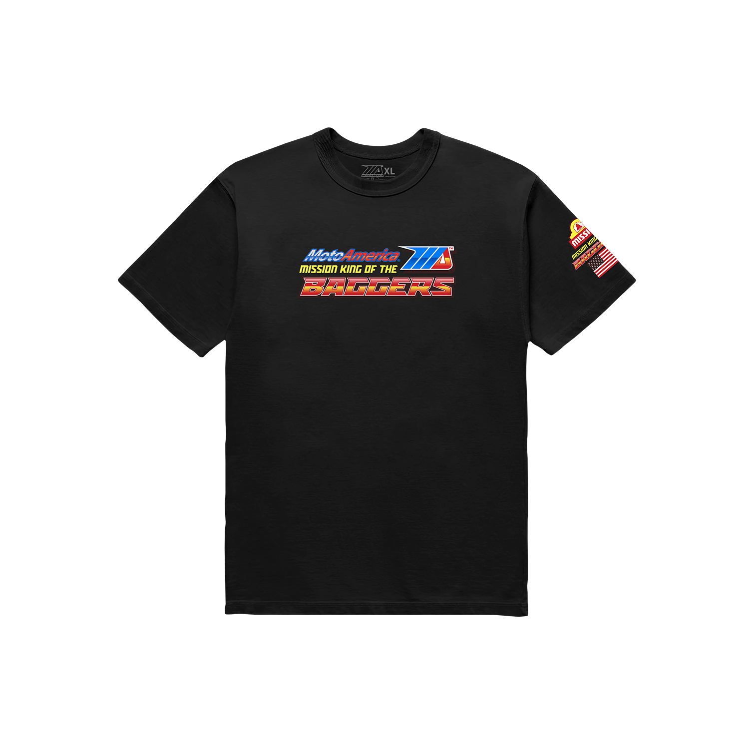 Baggers Black Poster Tee MotoAmerica®