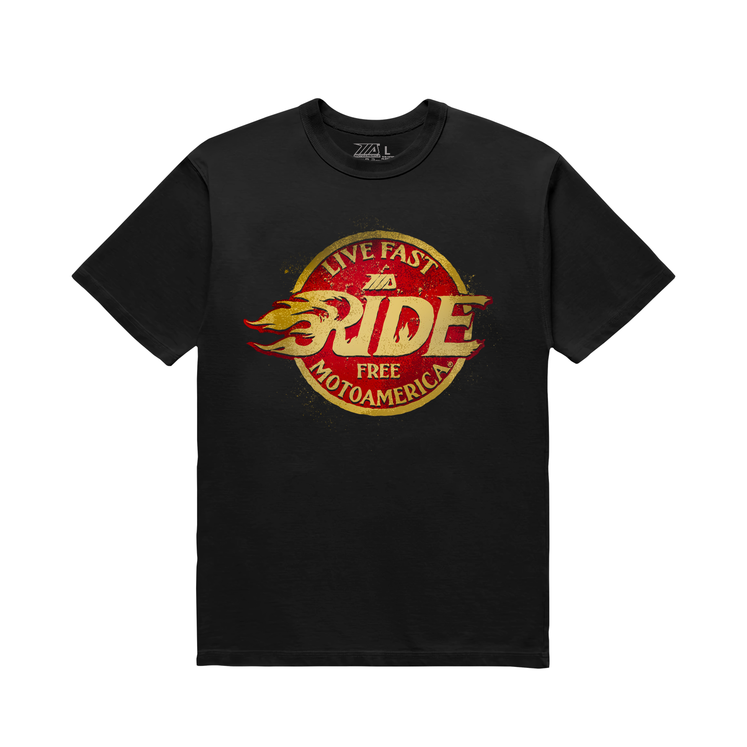 Live Fast Ride Free Tee MotoAmerica®