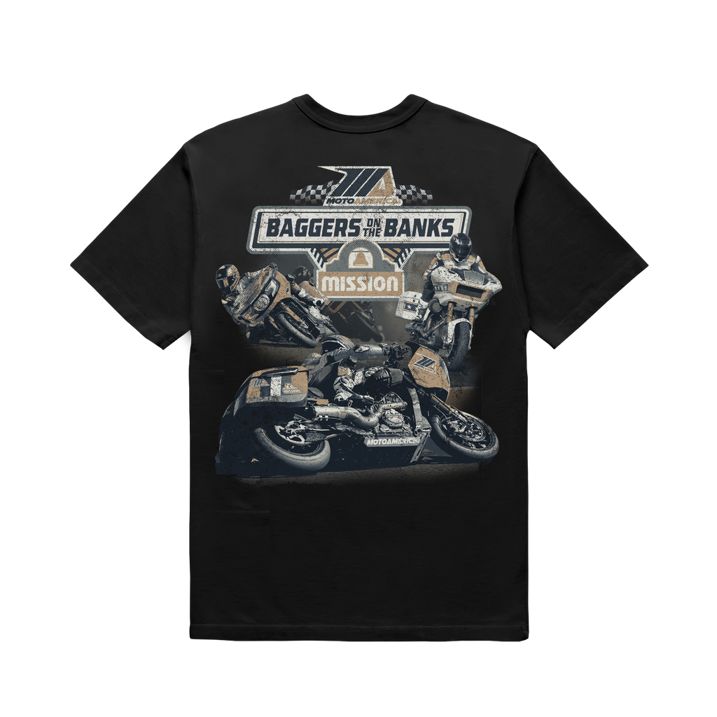 2026 BAGGERS on the BANKS Tee MotoAmerica®