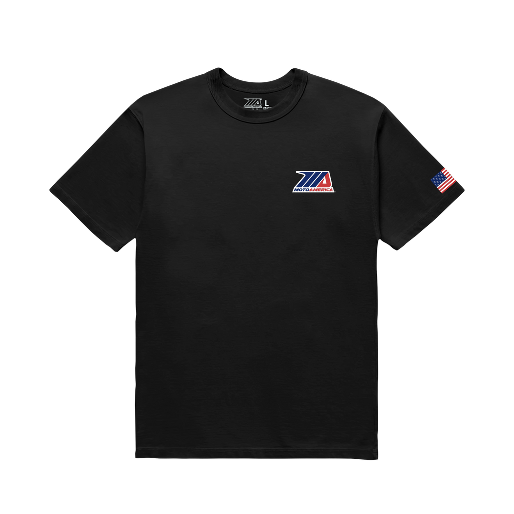Classic MA Stacked Tee, MotoAmerica®