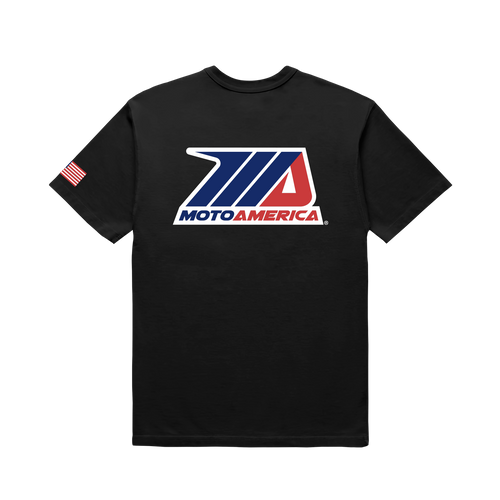 Classic MA Stacked Tee, MotoAmerica®