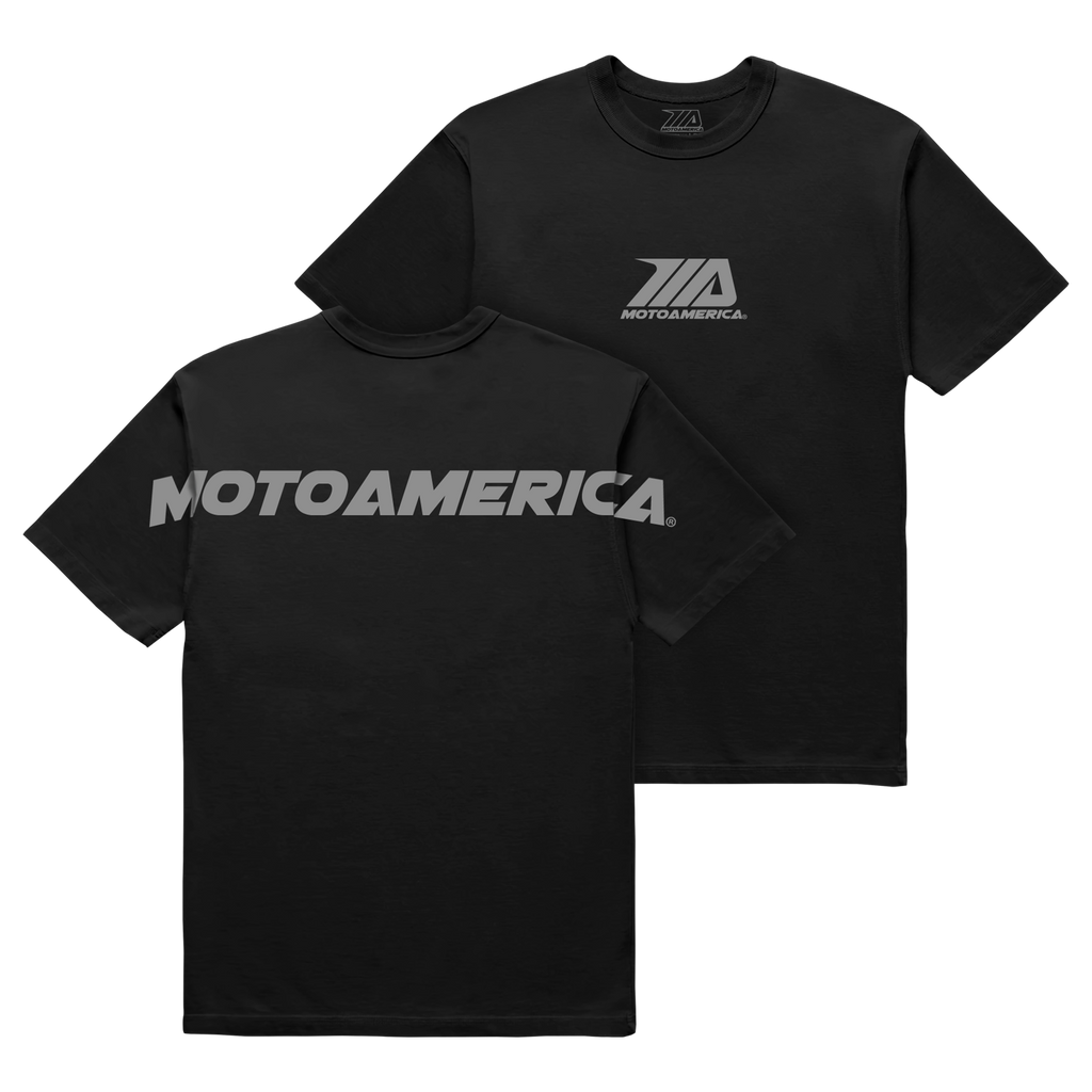 Be Seen Black Tee MotoAmerica®